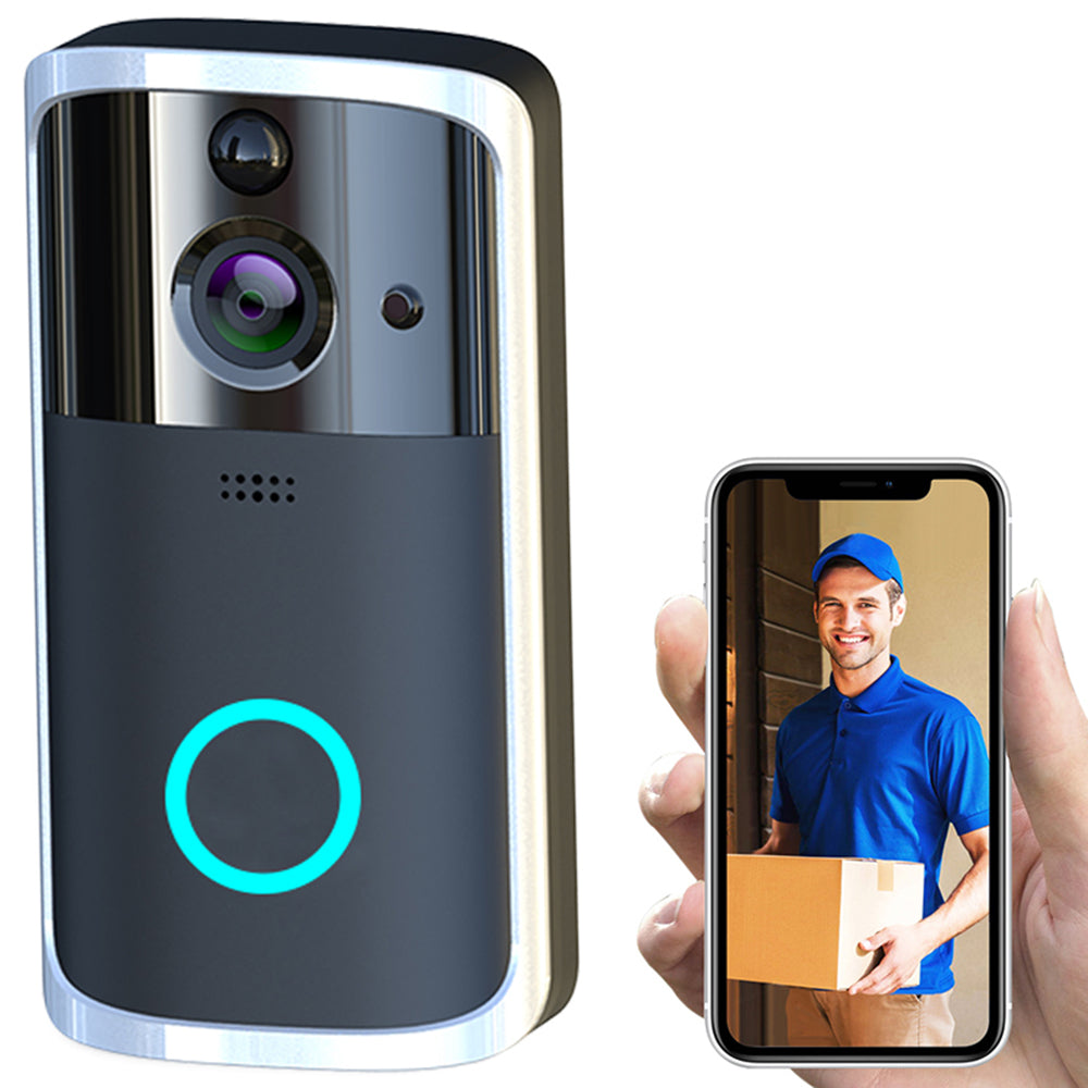 WiFi Video Doorbell Camera – Smart HD Security Doorbell with Night Vision & 2‑Way Audio