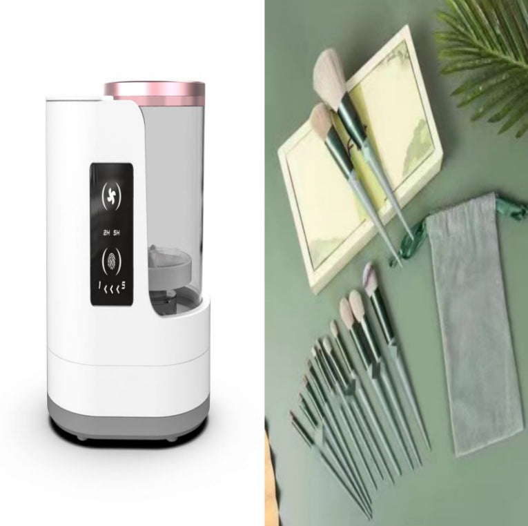 Rechargeable Automatic Makeup Brush Cleaner – Quick‑Dry Cleaning Tool for All Brushes