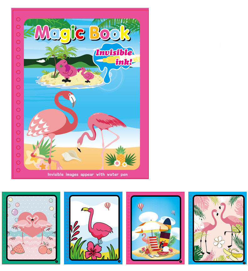 Children’s Magic Water Painting Book – Reusable Coloring Book for Kids, Toddler Art & Creativity