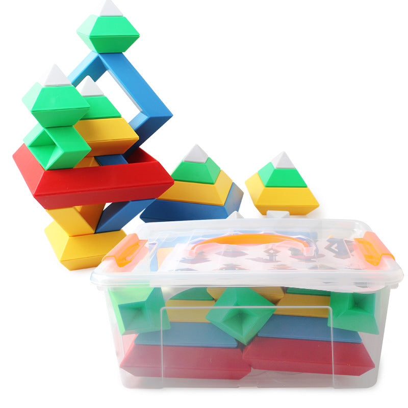 Kids Wooden Rainbow Stacker – Montessori Color & Shape Learning Toy - Brandfluence Tech