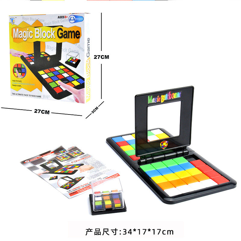 Color Battle Square Race Game – Parent-Child Educational Puzzle Toy - Brandfluence Tech