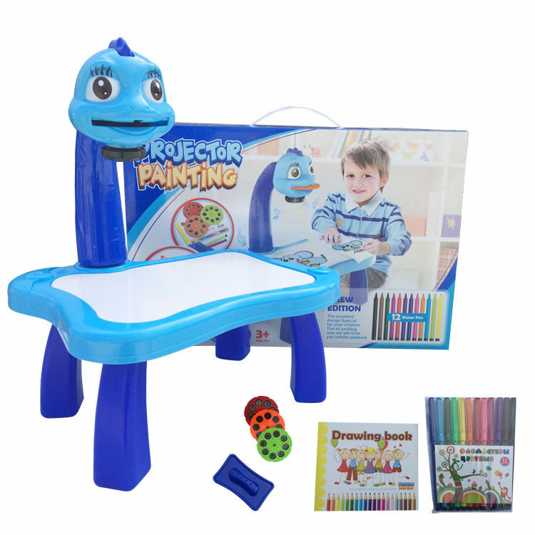Portable LED Projector Art Drawing Table for Kids – Interactive Drawing & Learning Desk