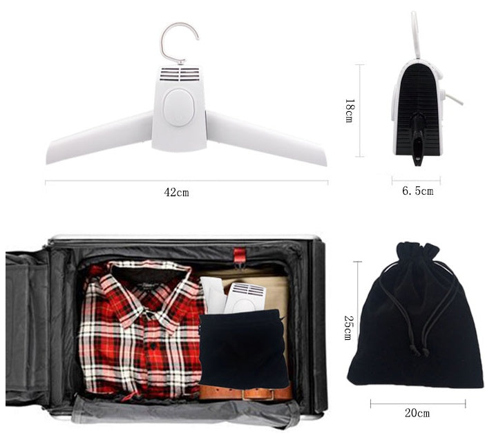 Portable Foldable Clothes & Shoes Dryer – Fast Electric Drying Machine for Home & Travel