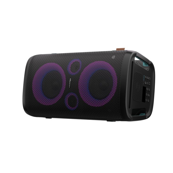 Hisense Party Rocker – Powerful Bluetooth Speaker with Deep Bass, LED Party Lights & Long Battery Life