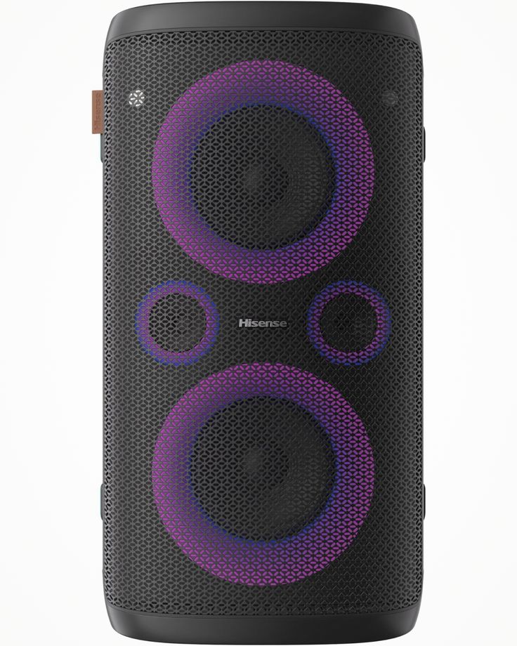 Hisense Party Rocker – Powerful Bluetooth Speaker with Deep Bass, LED Party Lights & Long Battery Life