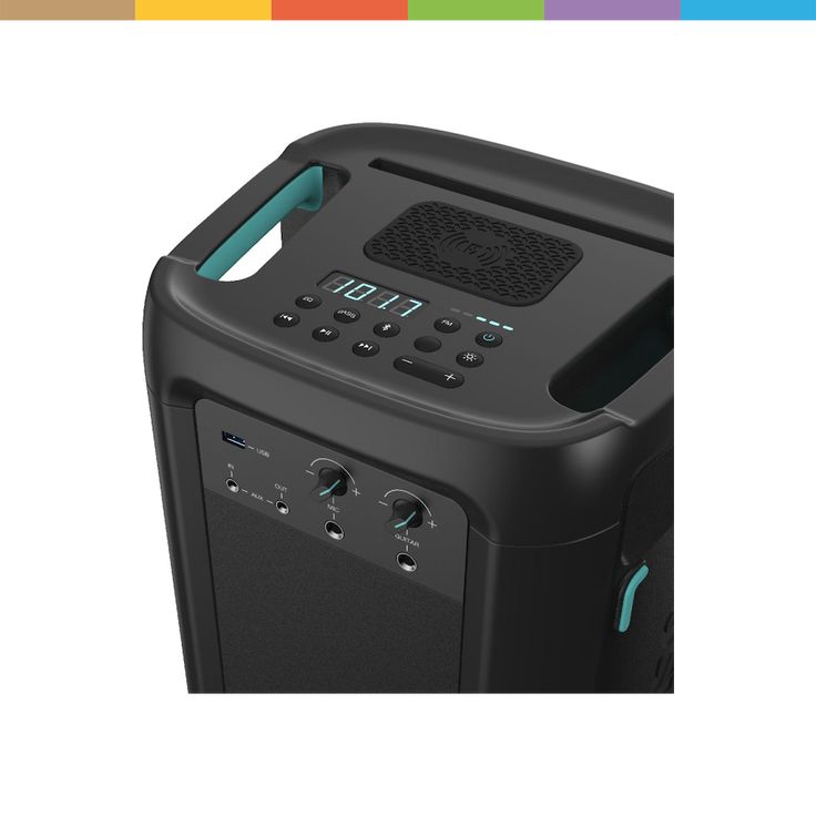 Hisense Party Rocker – Powerful Bluetooth Speaker with Deep Bass, LED Party Lights & Long Battery Life