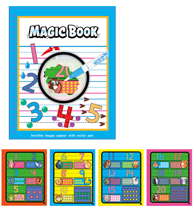 Children’s Magic Water Painting Book – Reusable Coloring Book for Kids, Toddler Art & Creativity