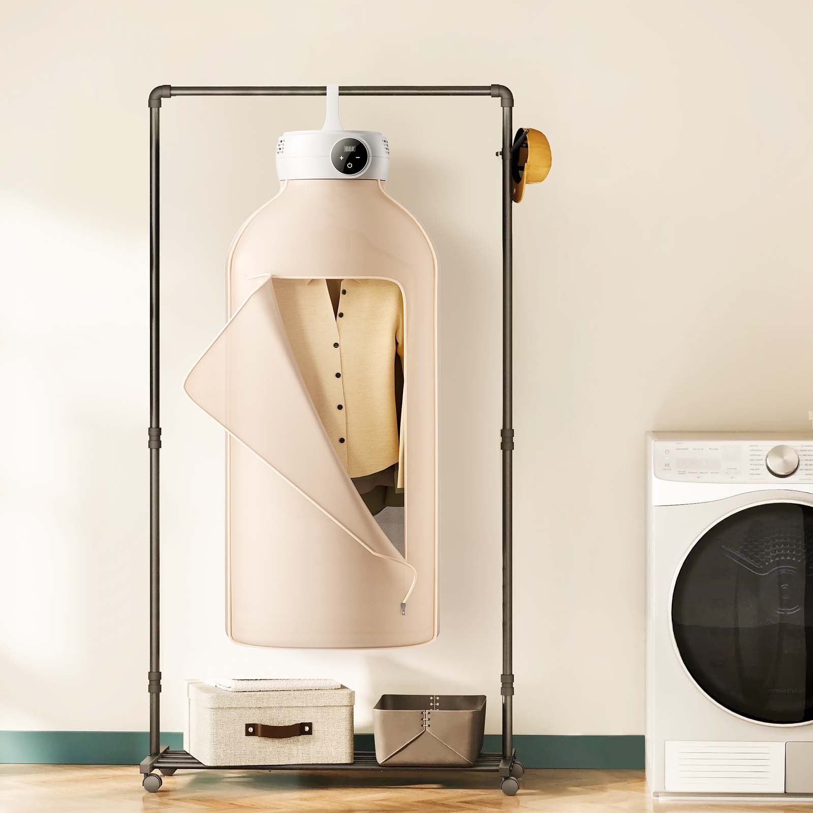 Portable Mini Dryer for Clothes - Quick Dry, Travel-Friendly.