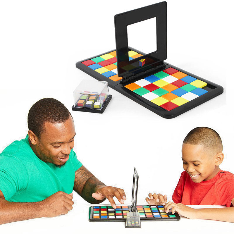 Color Battle Square Race Game – Parent-Child Educational Puzzle Toy - Brandfluence Tech