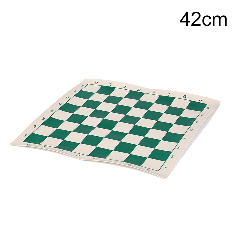 Medium PVC Leather Chess Board – Durable Portable Foldable Chess Mat for Schools & Travel