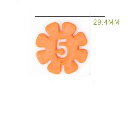 Snowflakes thickening children's educational puzzle insert block inserts