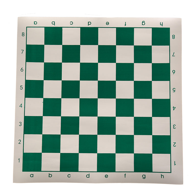 Medium PVC Leather Chess Board – Durable Portable Foldable Chess Mat for Schools & Travel