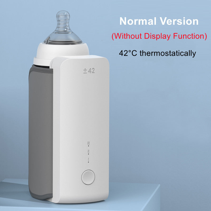 Portable Wireless Rechargeable Baby Bottle Warmer – USB Milk Warmer & Insulation Sleeve