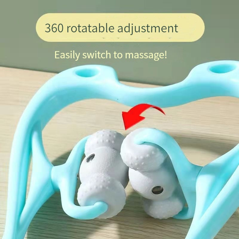 360° Neck Massager – Deep Tissue Massage Roller for Neck, Shoulders & Back