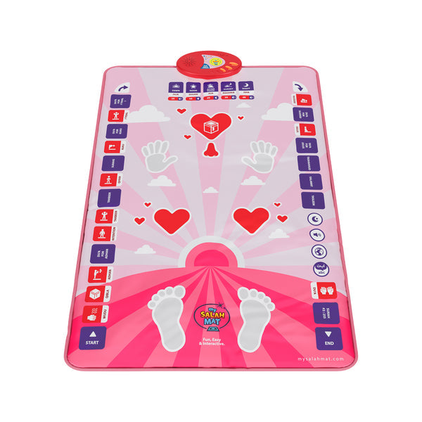 Smart Interactive Kids Prayer Mat Pink Version | Now with Salah Translation - Brandfluence Tech