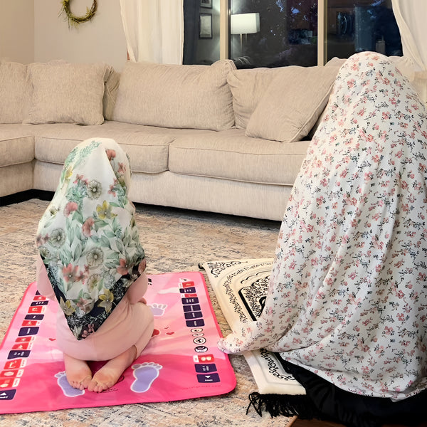 Smart Interactive Kids Prayer Mat Pink Version | Now with Salah Translation - Brandfluence Tech