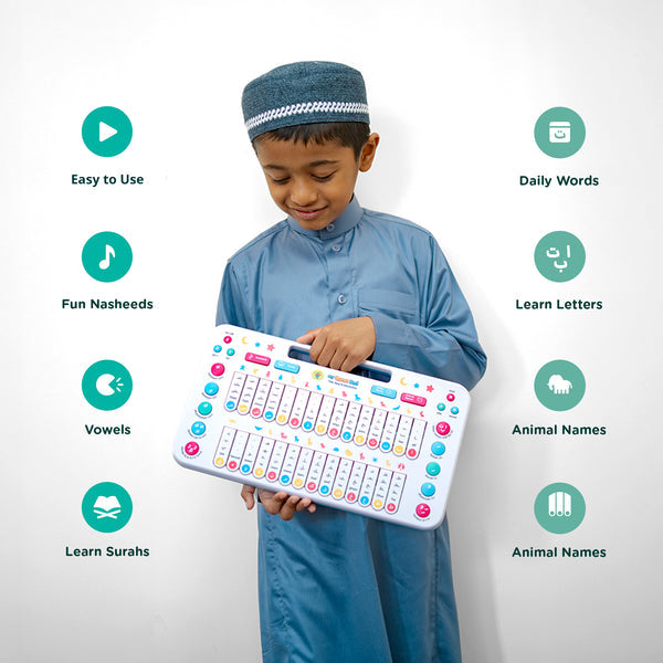 My Quran Pad | Interactive Arabic Alphabet Learning Pad For Kids - Brandfluence Tech