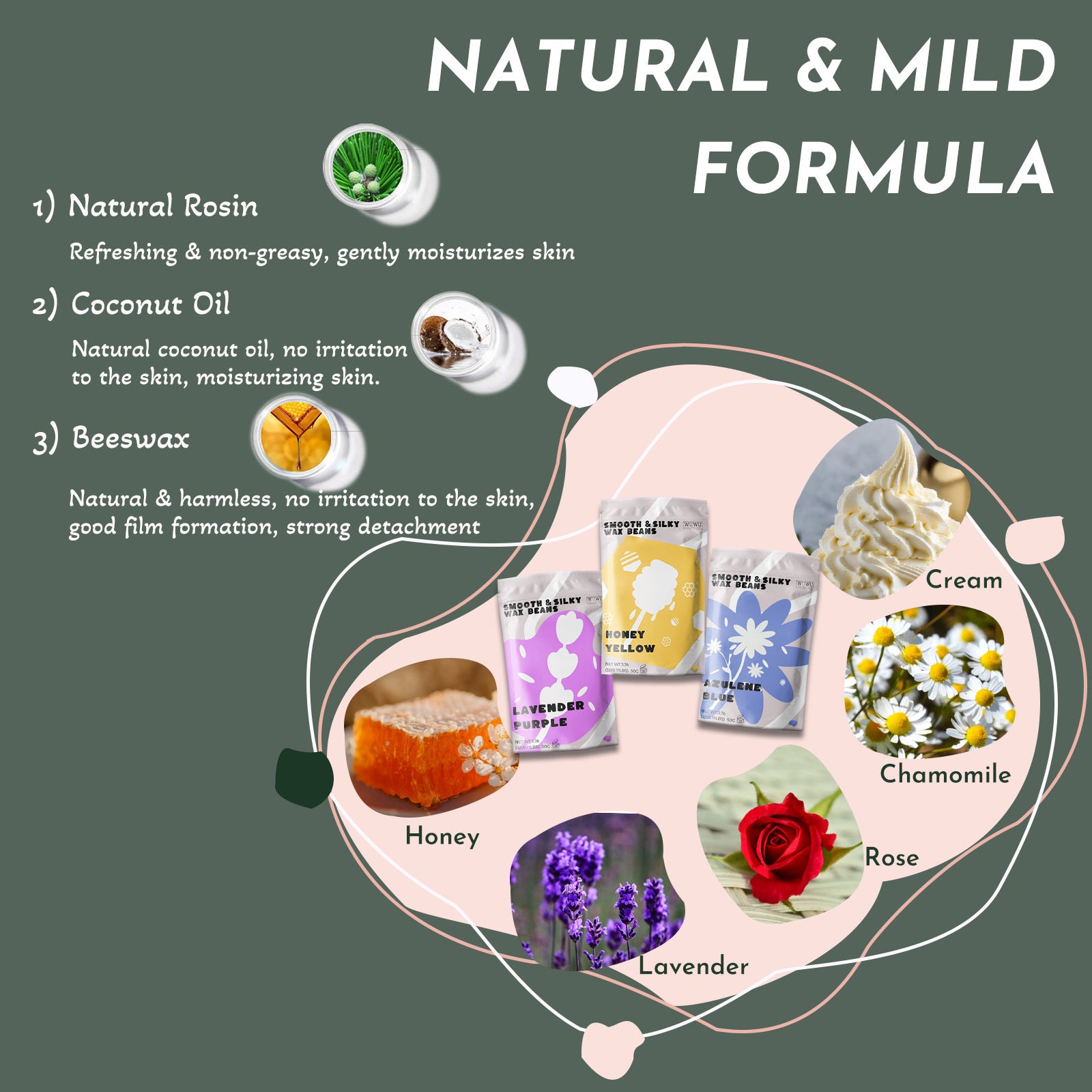 Waxing Kit 56pc Hair Removal Set For Brazilian, Face, Body, Includes Wax Warmer, Wax Beads & Post-Care Kit