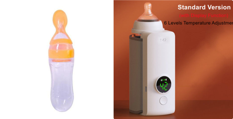 Portable Wireless Rechargeable Baby Bottle Warmer – USB Milk Warmer & Insulation Sleeve
